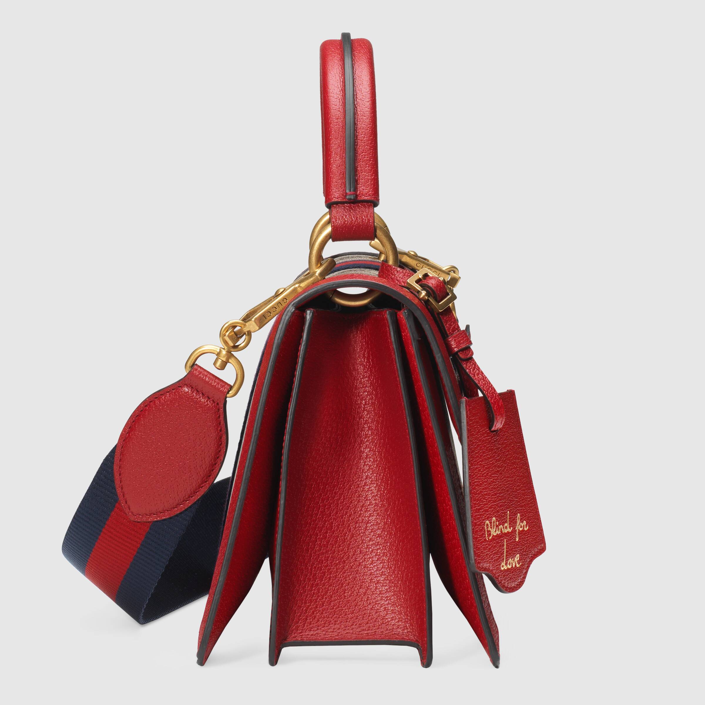 Gucci Queen Margaret GG Small Top Handle Bag in Red - Luxury Leather Handbag for Women, Perfect for Work, Parties & Everyday Use