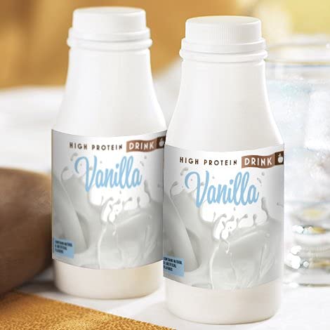 HealthyWise Ready-to-Drink Protein Shake Bottles - High Protein, Low Calorie & Low Carb Keto Diet Beverage - Vanilla Flavor (96 Pack) - Ideal for Weight Loss, Meal Replacement & On-the-Go Nutrition