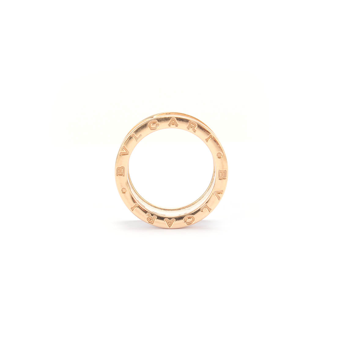 18K Gold B.Zero1 Ceramic Band Ring for Women - Luxury Fashion Jewelry for Everyday Wear & Special Occasions