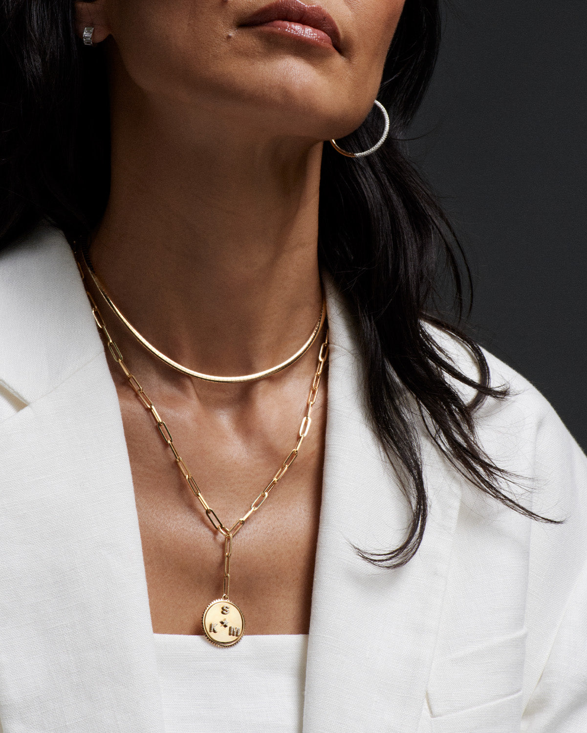 Personalized Medium Star Clip Extension Chain Necklace - Elegant Layering Jewelry for Everyday Wear & Special Occasions