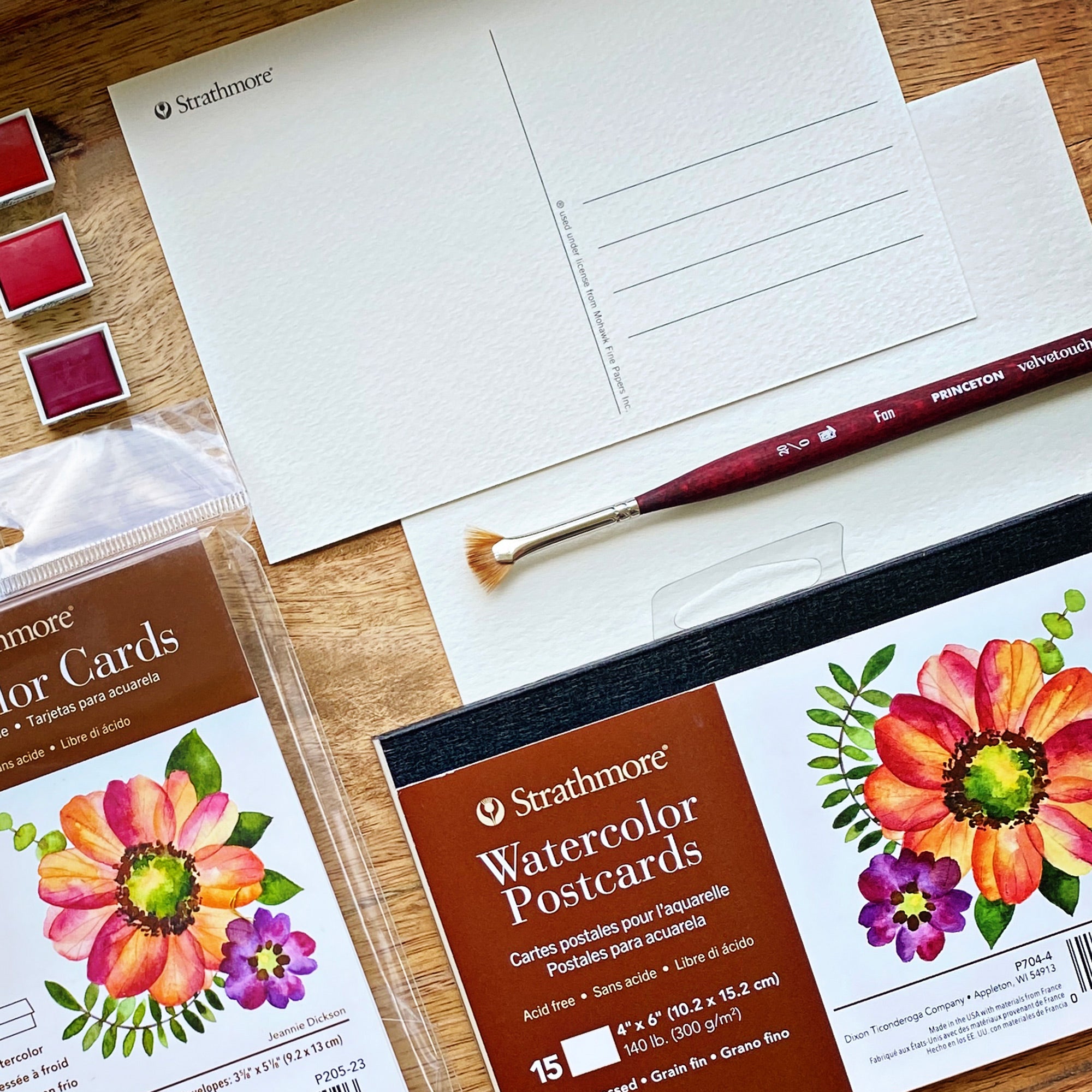 15 Pack Watercolor Postcards - Premium Blank Art Cards for Painting, DIY Crafts, Greeting Cards & Scrapbooking - Perfect for Artists, Students & Creative Projects
