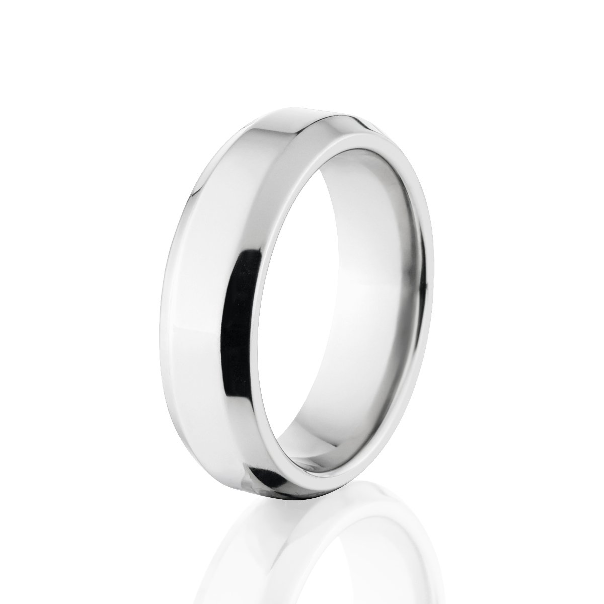 Premium Cobalt Band Ring for Men - USA Made Comfort Fit Wedding Band - Durable & Hypoallergenic Cobalt Chrome Ring for Everyday Wear, Work & Special Occasions