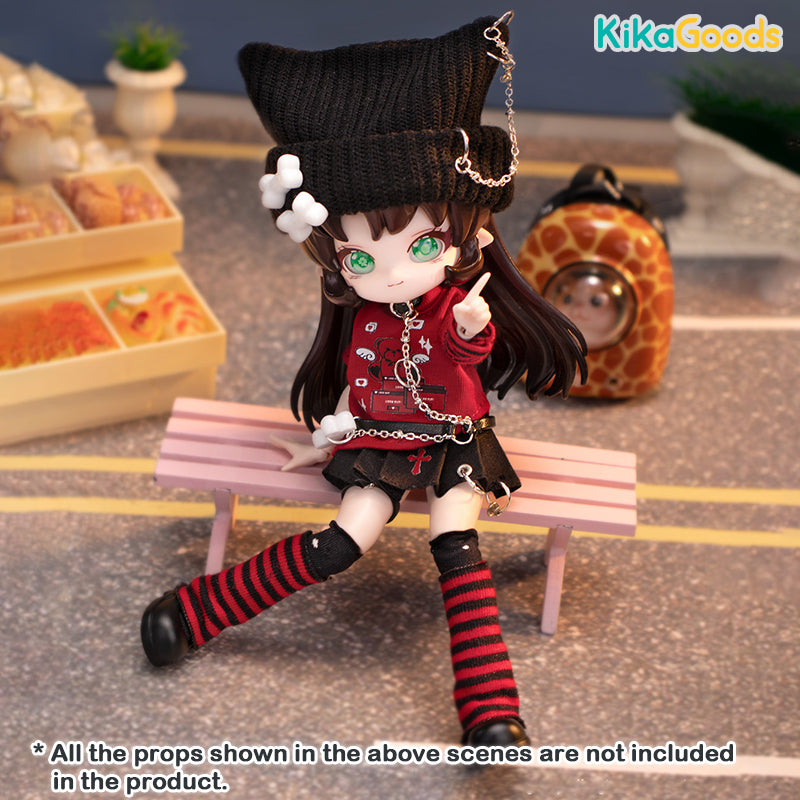 Rebel Bear 1/12 BJD Doll Clothes Set - Stylish Outfits for Ball Jointed Dolls - Perfect for Photoshoots, Displays & Collectors