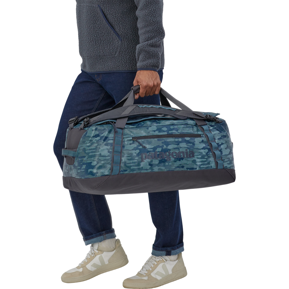 Black Hole Duffel 55L - Waterproof Travel Duffel Bag for Outdoor Adventures, Camping & Gym | Durable Carry-On Luggage for Hiking, Sports & Weekend Getaways
