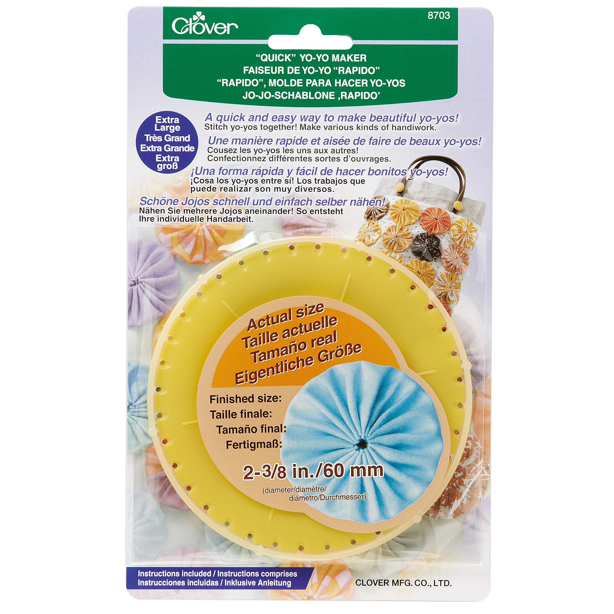 Quick Yo-Yo Maker - Round 2-3/8 Inch Professional Yo-Yo for Beginners & Kids - Perfect for Tricks, Competitions & Outdoor Play