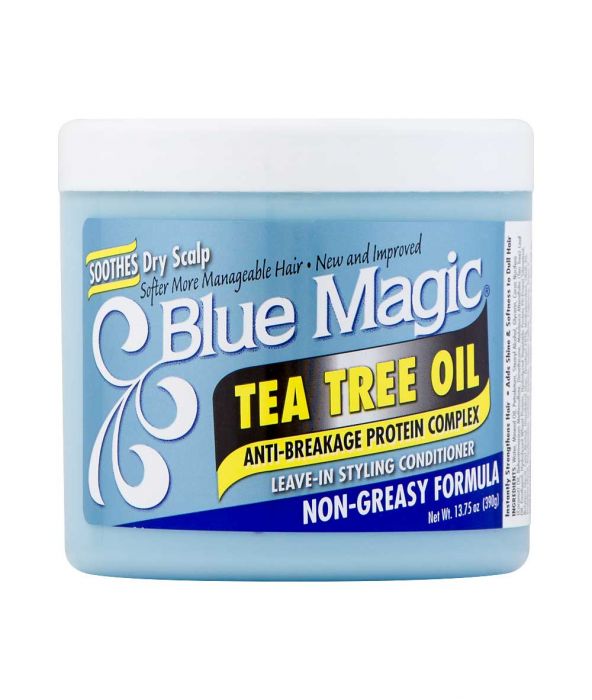 Blue Magic Tea Tree Oil 13.75 oz (390ml) - 100% Pure Natural Essential Oil for Skin Care, Hair Growth & Acne Treatment - Perfect for Aromatherapy, Massage & DIY Beauty Products