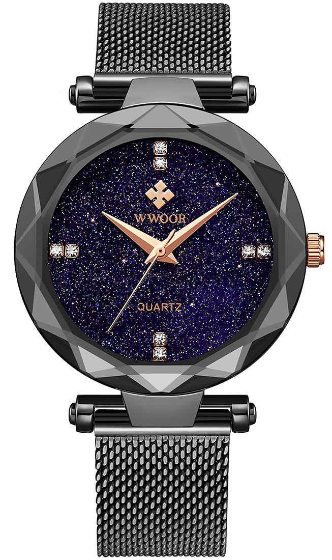 Elegant Women's Watches - Stainless Steel Mesh Band Quartz Wristwatch for Ladies | Perfect for Office, Party & Everyday Wear