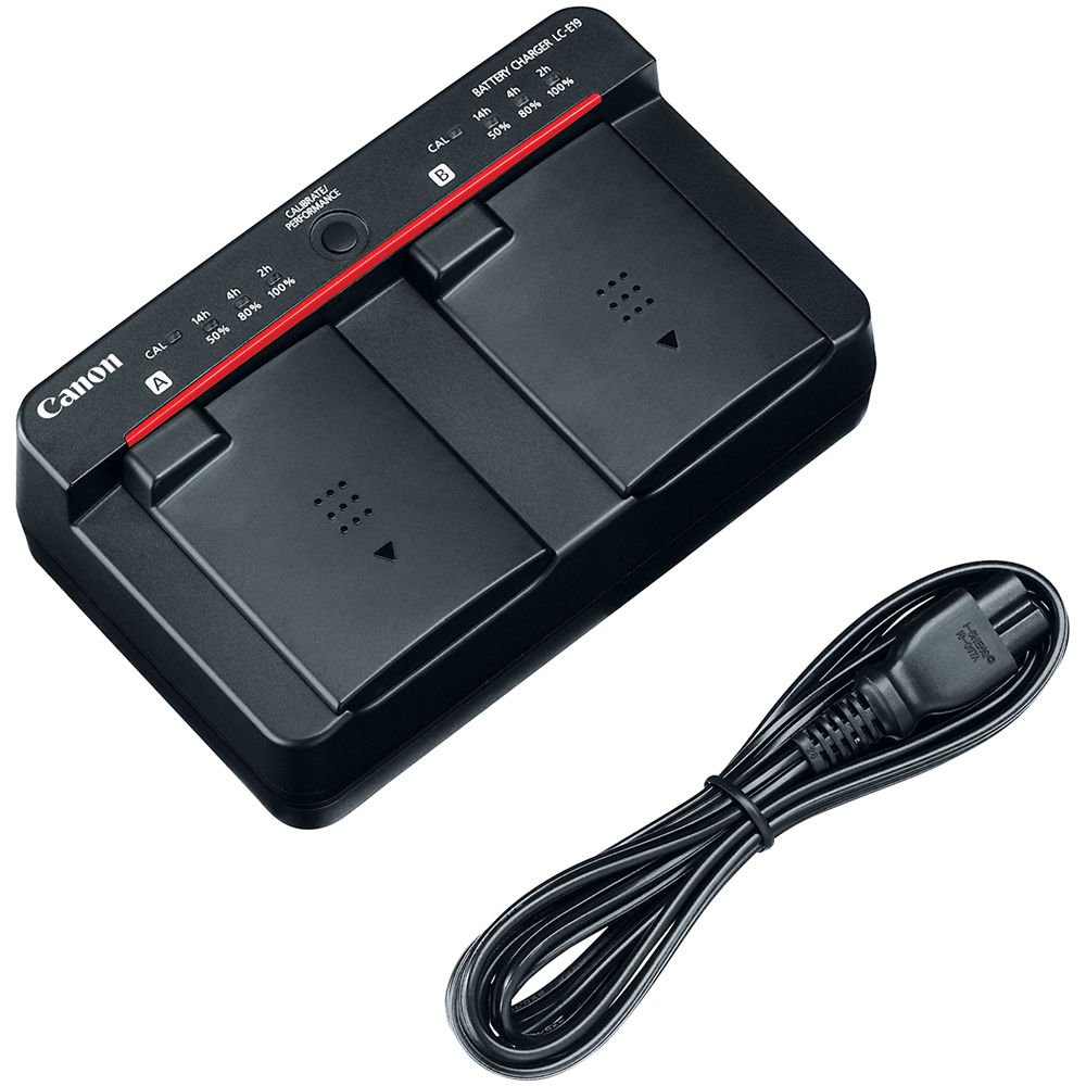 Canon LC-E19 Battery Charger - Fast Charging for Canon DSLR Cameras | Compatible with EOS 5D Mark IV, 6D Mark II & More | Perfect for Travel, Photography Sessions & Professional Use