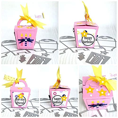 The Stamps of Life Take Out Box Gift Die Set for Card Making & Scrapbooking - Perfect for DIY Greeting Cards, Gift Boxes & Paper Crafting Projects