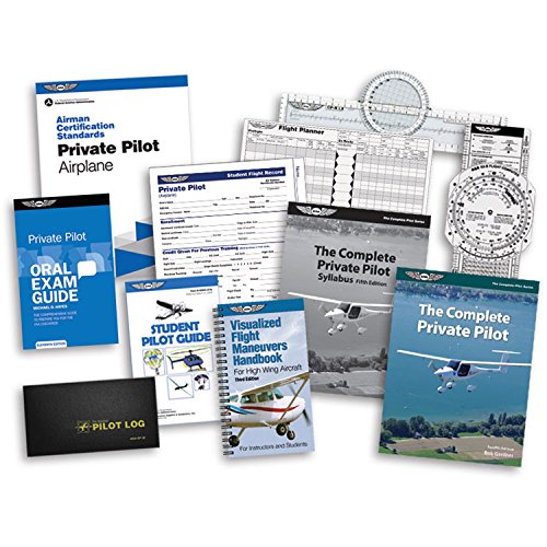 ASA Complete Private Pilot Kit - FAA Approved Flight Training Kit for Student Pilots | Perfect for Ground School & Flight Lessons
