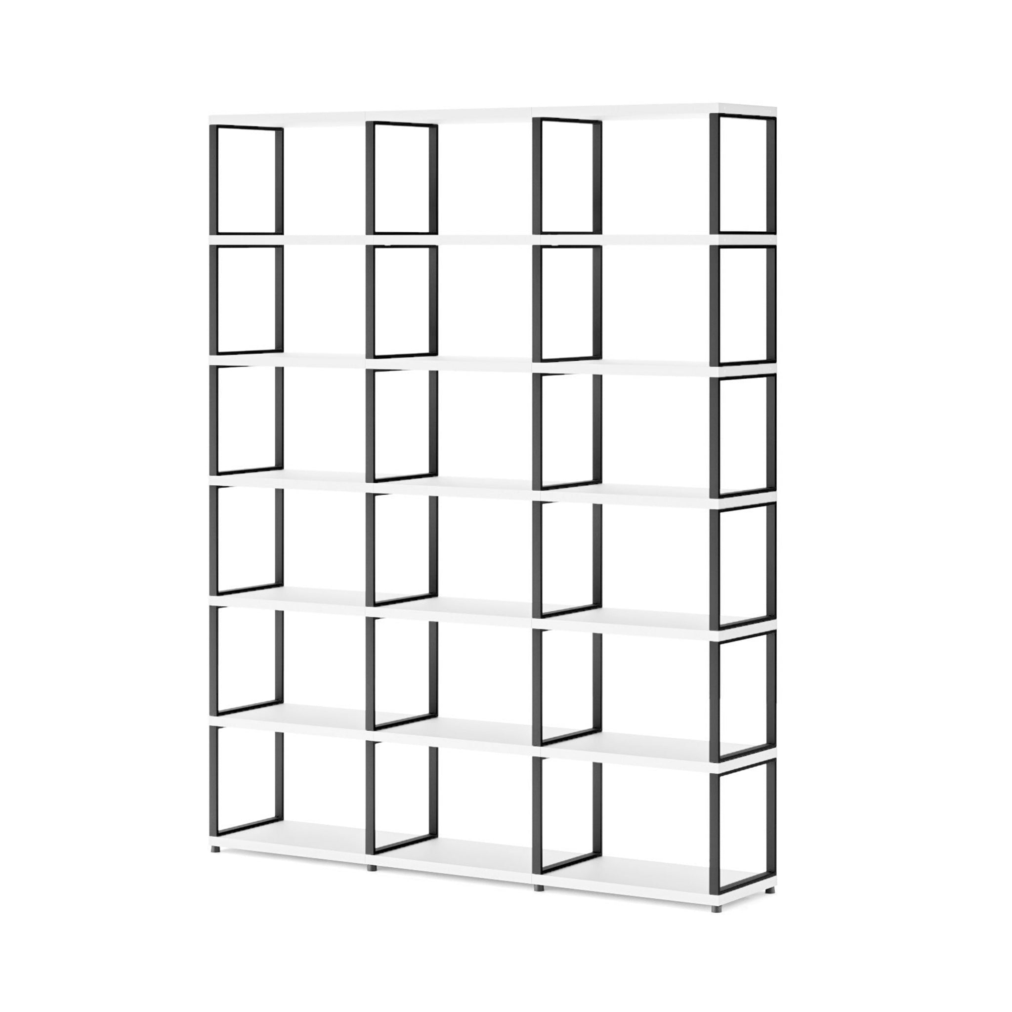 MAXX Modern 3x6 Shelving Unit - Sturdy Storage Shelf for Home, Office & Garage Organization | Perfect for Books, Decor & Supplies