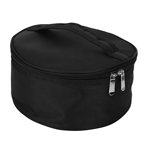 Waterproof & Abrasion-Resistant Polyester Makeup Bag - Portable Travel Cosmetic Organizer with Soft Handle for Brushes & Toiletries | Ideal for Travel, Gym & Daily Skincare Routine