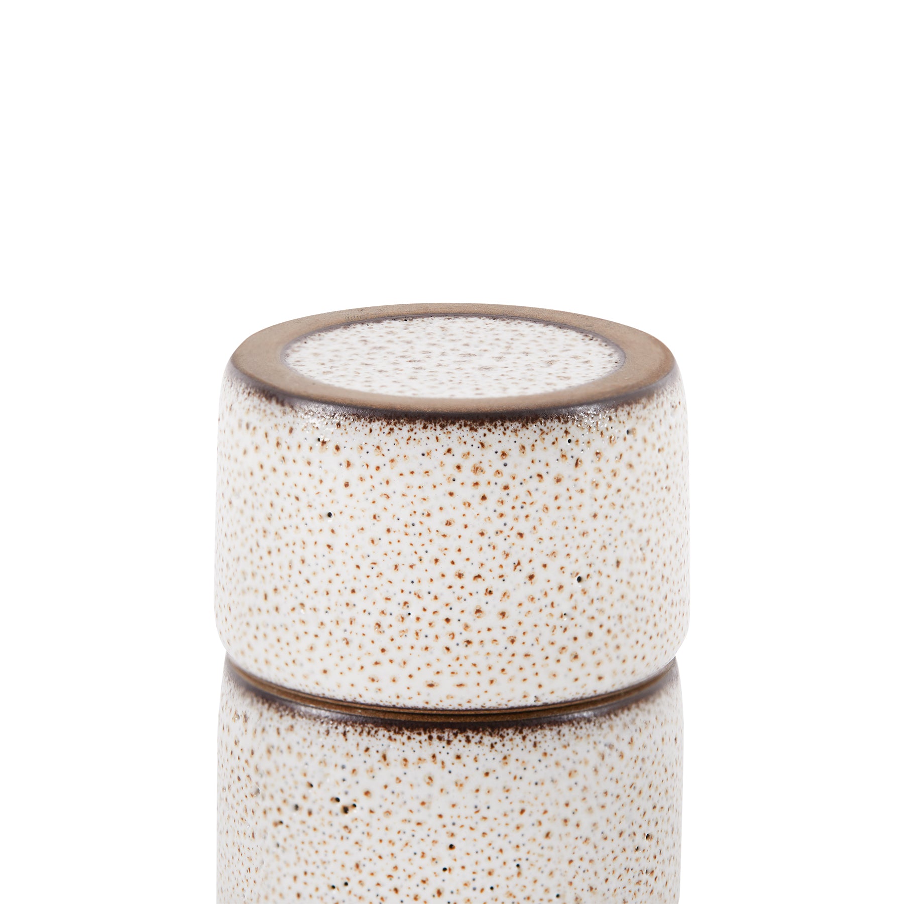 Premium Matchstick Holder - Opaque White & Matte Brown - Perfect for Fireplaces, Candles, and Home Decor