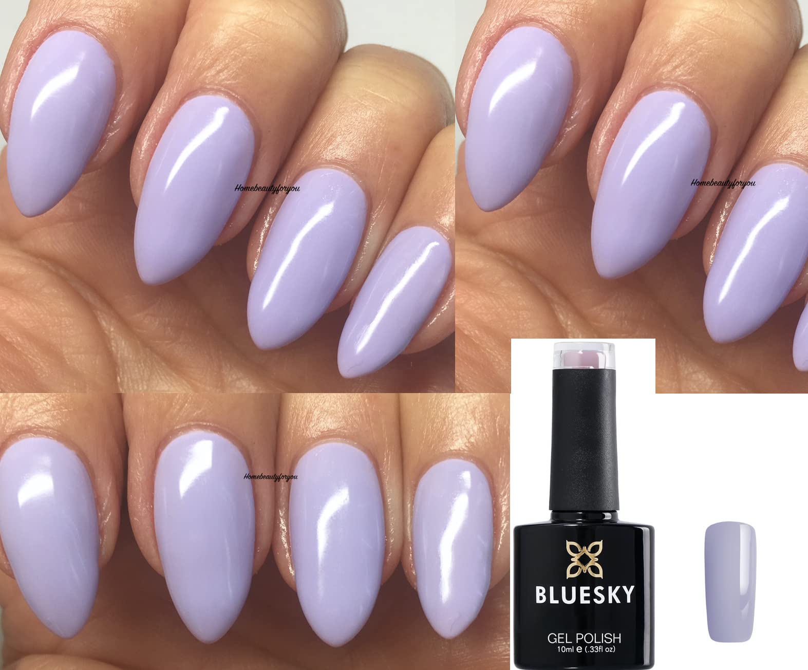 Bluesky Gel Polish SS1811 - LILAC LAVENDER UV LED Soak Off Nail Polish (10ml) for Spring & Summer Manicures | Requires UV/LED Lamp Curing | Perfect for Weddings, Parties & Everyday Wear