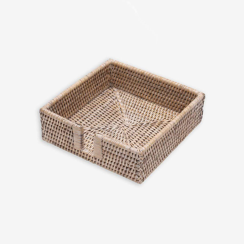 Elegant Rattan Napkin Holder for Table Decor - Perfect for Dining, Parties, and Home Decor