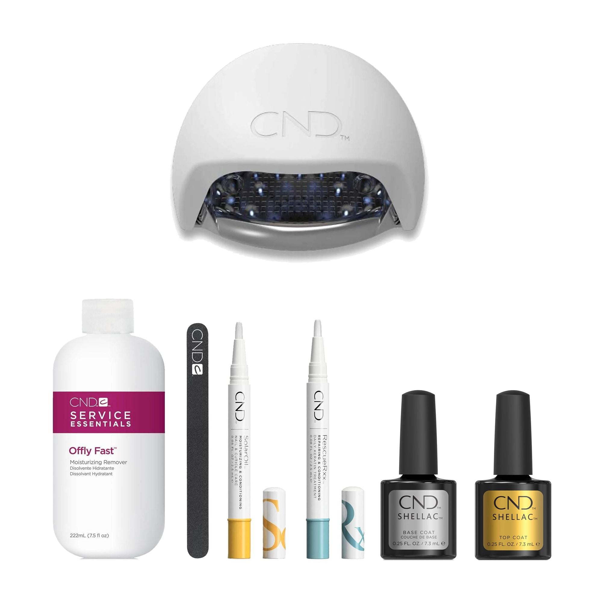 CND Gel Essentials Kit - Professional Nail Art Starter Set for Salon & Home Manicures - Perfect for DIY Nail Designs & Gel Polish Application