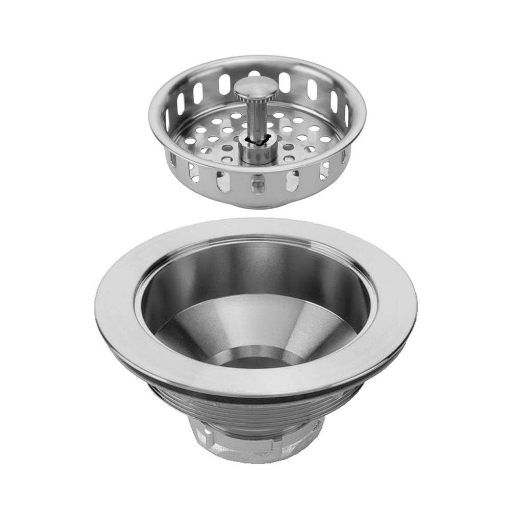 Jaclo 2806-ORB Brass Kitchen Sink Strainer - Oil Rubbed Bronze Finish, Heavy Duty Drain Filter for Bathroom & Kitchen - Perfect for Food Waste Prevention and Hair Clog Protection
