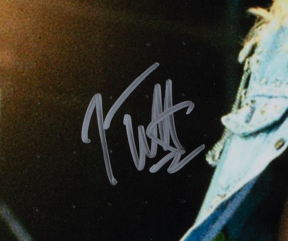 Joe Elliott Autographed 11x14 Framed Def Leppard Photo with Blonde Hair - JSA Certified - Perfect for Rock Music Fans & Memorabilia Collectors