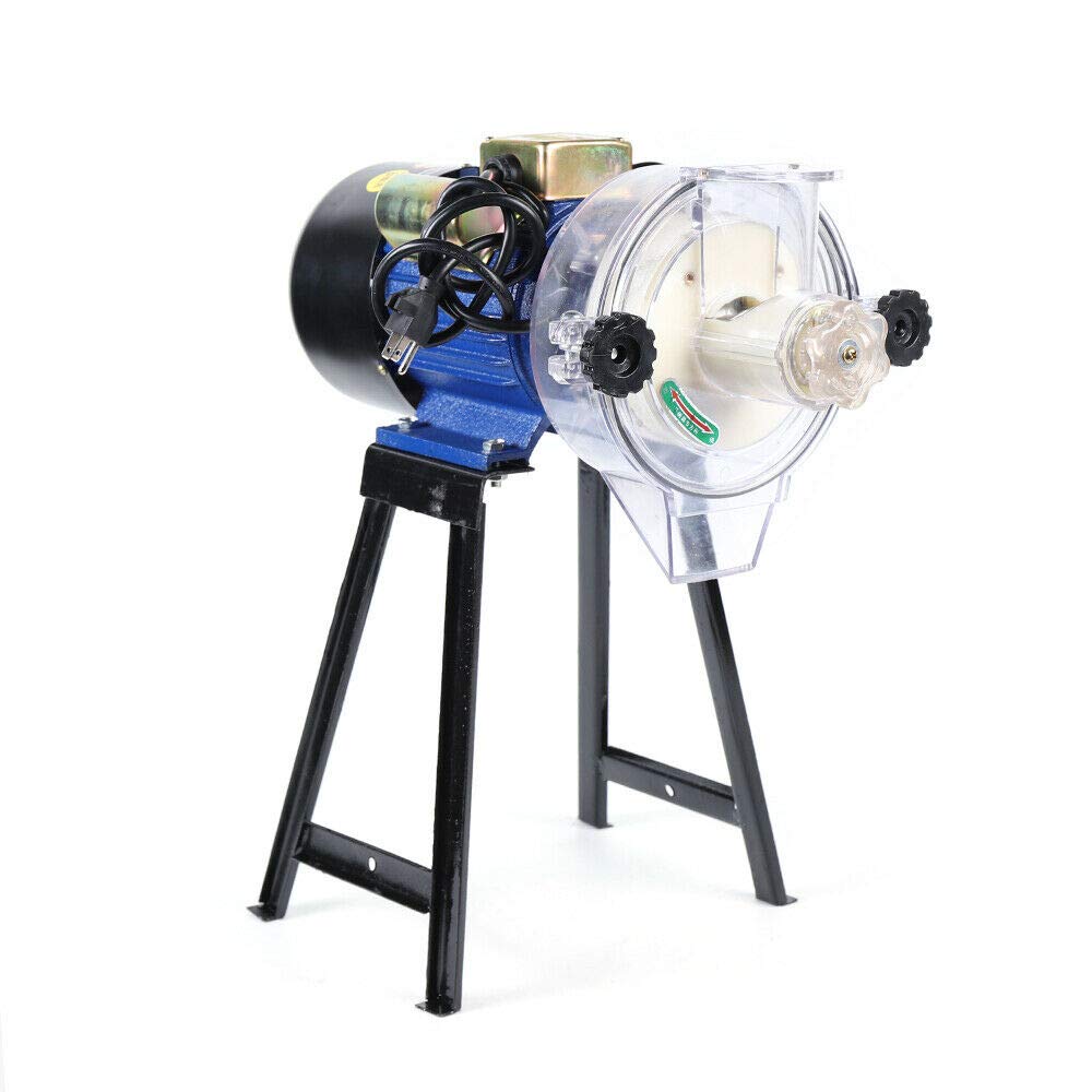 Electric Grain Mill Grinder for Dry/Wet Grains - Flour Milling Machine for Rice, Corn, Coffee & Wheat with Funnel (New Upgrade) - Perfect for Home Baking, Coffee Grinding & Food Preparation
