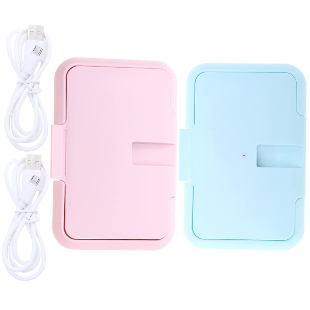 8-Pack Portable Baby Wipe Warmer Dispenser with Thermostat Control - Soft Heated Wipes for Diaper Changes, Travel & Nursery Use