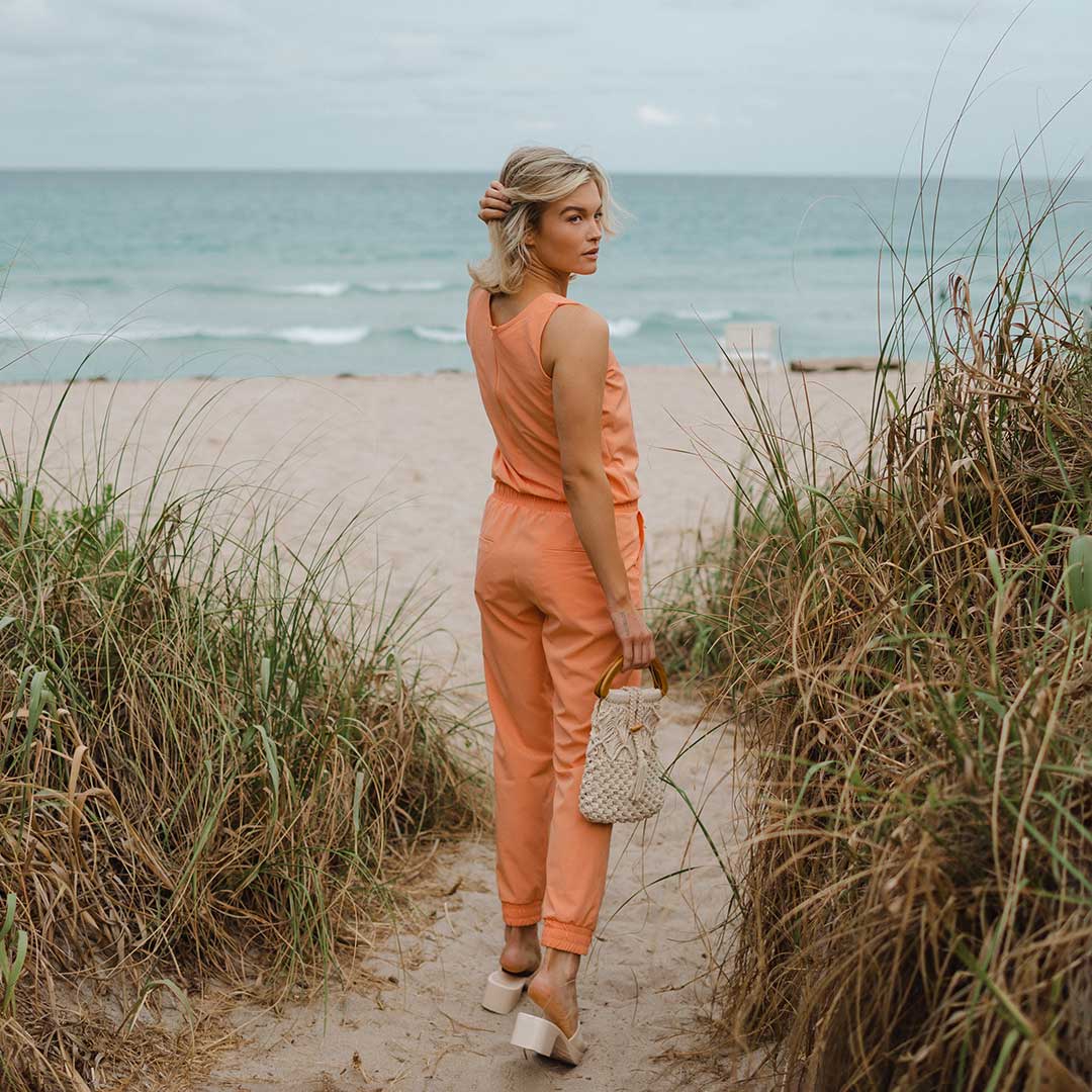 Clementine Tank Jumpsuit for Women - Stylish Summer Romper with Pockets | Perfect for Beach, Vacation & Casual Outings