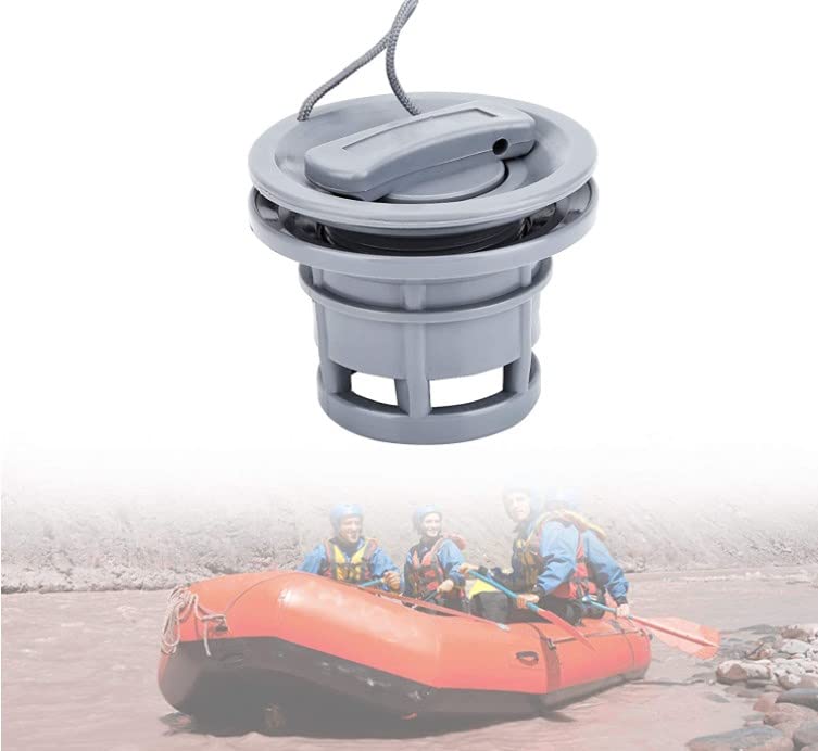 POCREATION Inflatable Boat Valve Gasket - PVC Air Gas Valve Plug Replacement for Inflatable Boats, Dinghies, Kayaks & Canoes | Water Sports Accessories for Outdoor Adventures