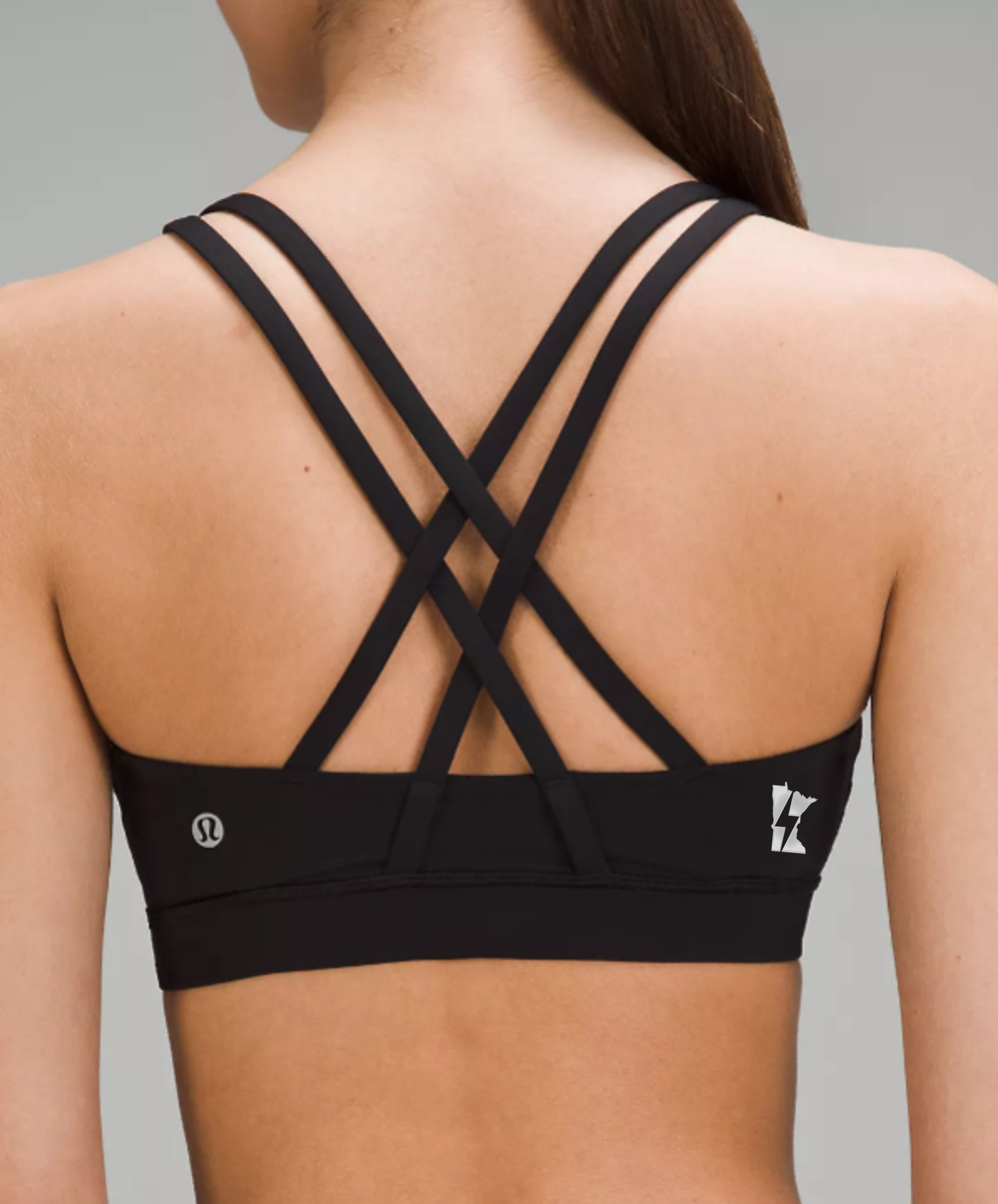 High Support Women's Sports Bra for B-D Cups - Breathable & Comfortable Workout Bra for Running, Yoga & Gym (Black)