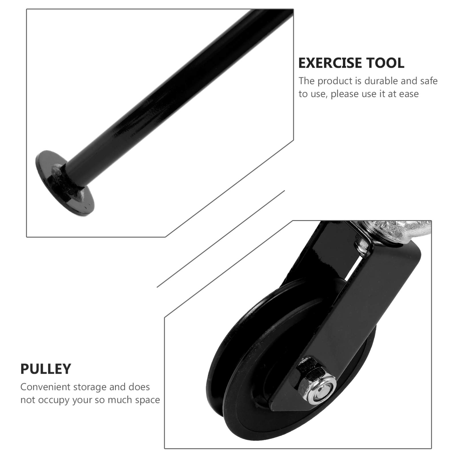 BESPORTBLE Professional DIY Loading Pulley System - Forearm & Muscle Strength Training Kit with Rope & Cable for Home Gym | Perfect for Full-Body Workouts, Weight Training & Fitness Equipment