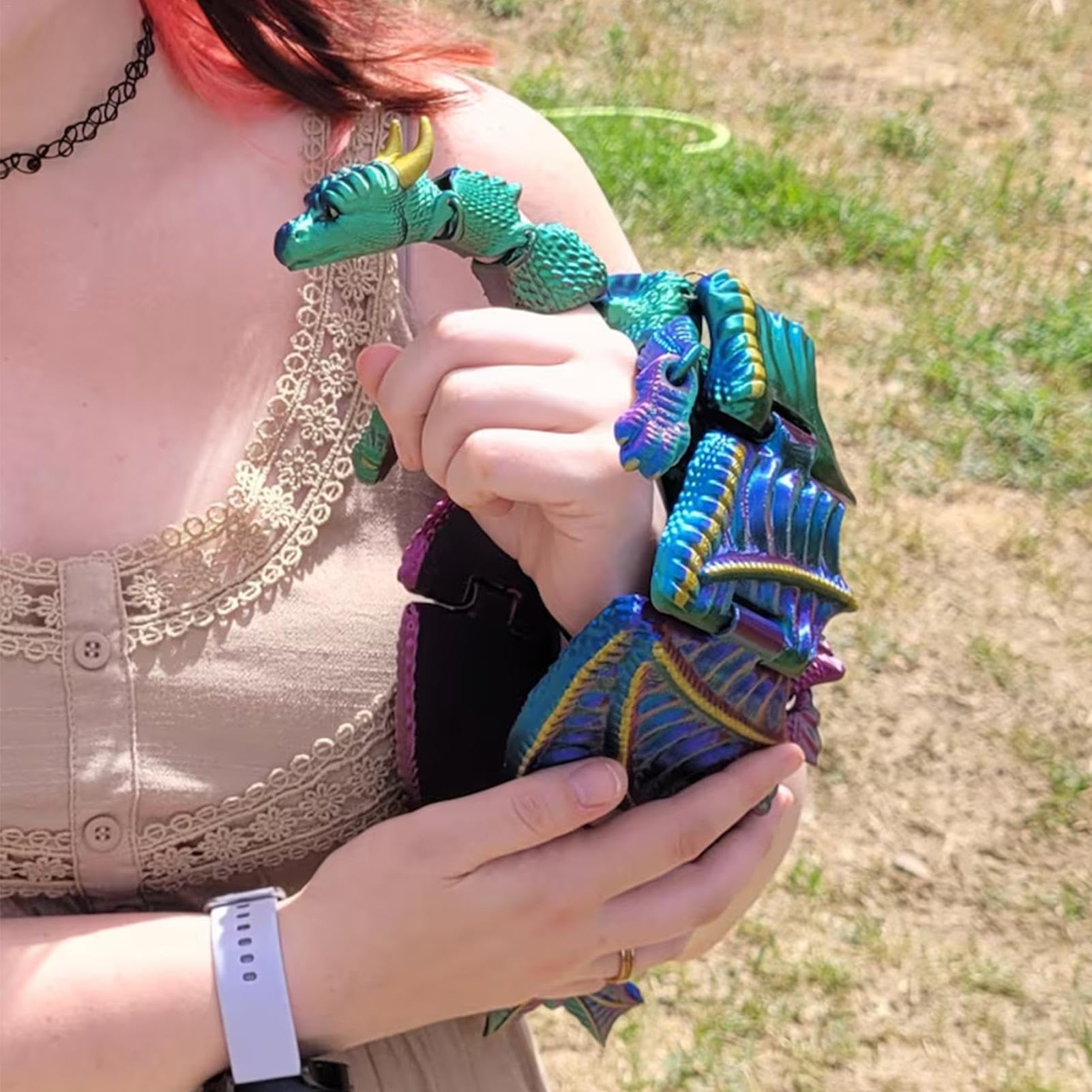 Dragon Finger Puppet Toy - Cute Animal Hand Puppet for Kids, Theater & Playtime Fun