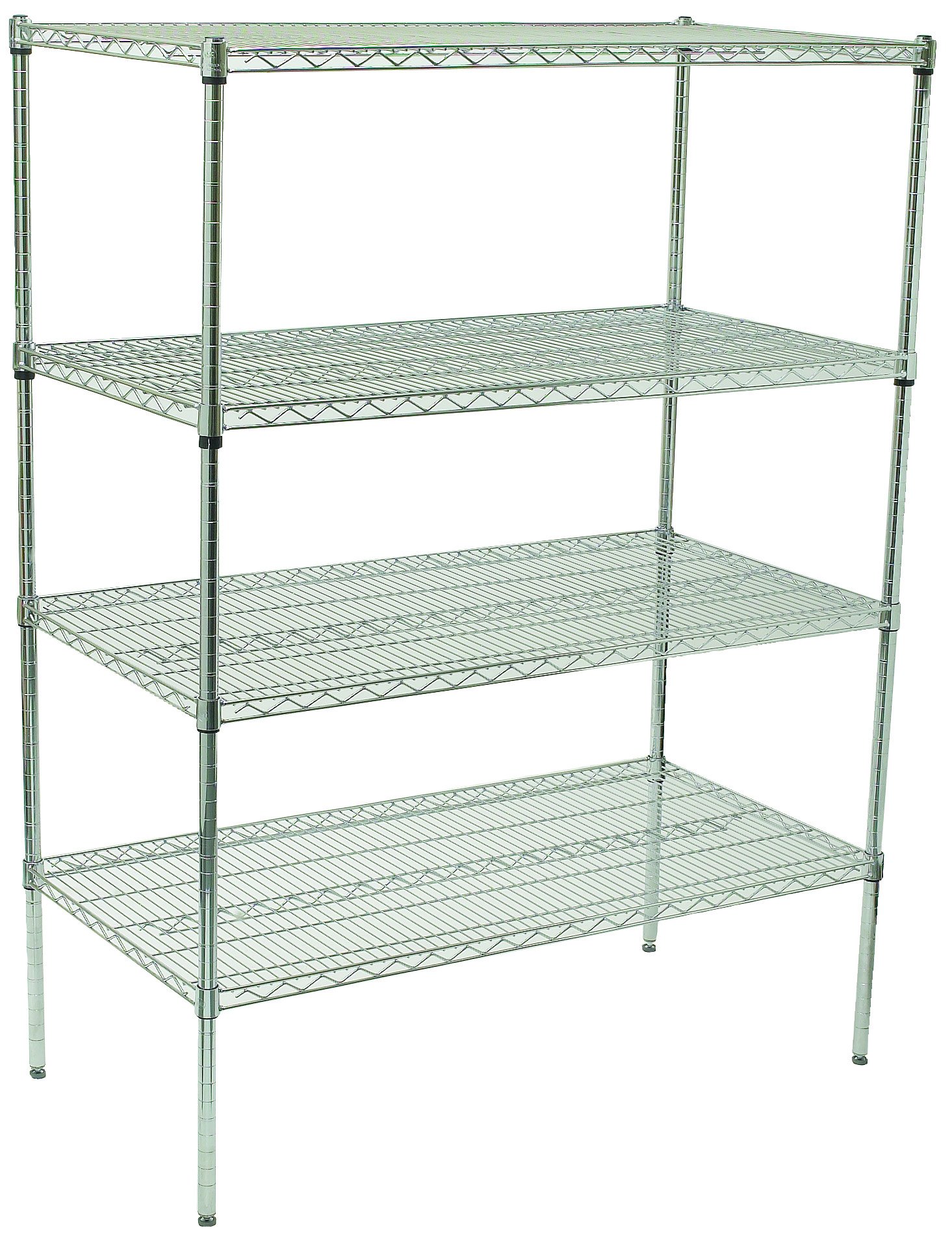 Winco 4-Tier Heavy Duty Wire Utility Shelf - 18