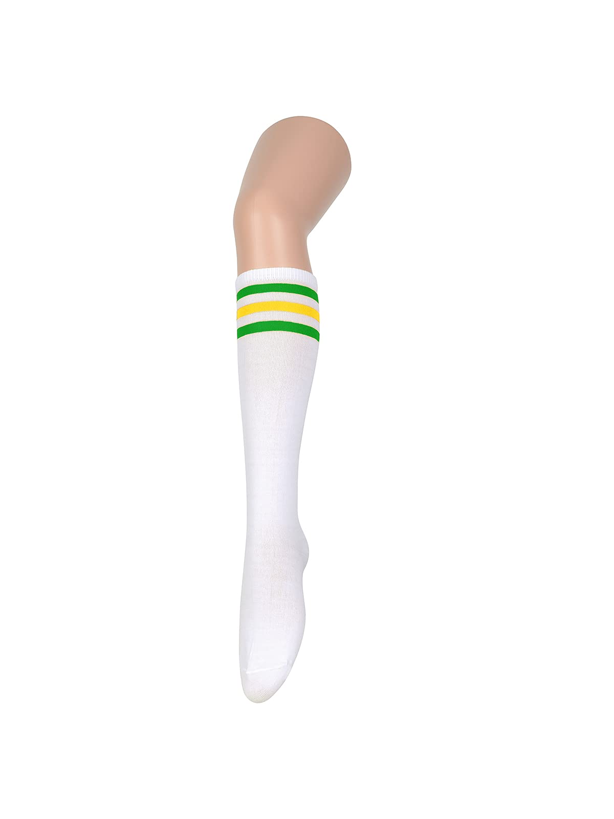 Century Star Women's Knee High Athletic Socks - Thin Stripes Compression Tube Socks for Running, Hiking & Outdoor Sports - Breathable High Stockings for Workout & Daily Wear
