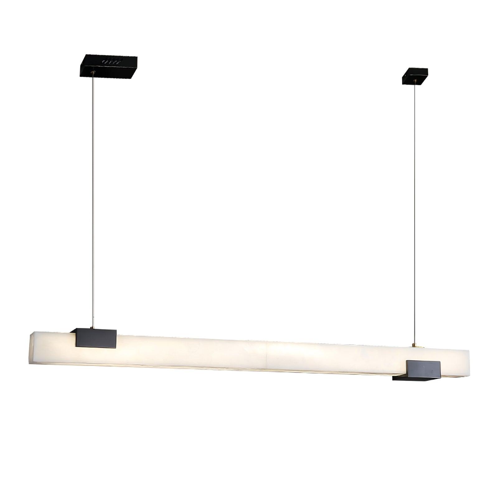 Elegant Alabaster Pendant Light - Modern Handcrafted Glass Ceiling Lamp for Dining Room, Kitchen Island & Bedroom Lighting