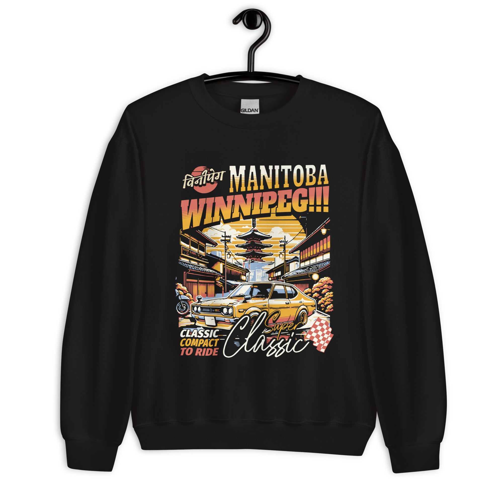 Winnipeg Manitoba Unisex Sweatshirt | Cozy Pullover Hoodie for Men & Women | Perfect for Casual Wear, Travel & Outdoor Activities