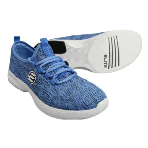 ELITE Women's Kona Blue Bowling Shoes - Lightweight & Comfortable for League Play & Tournament Use - Perfect for Professional & Casual Bowlers