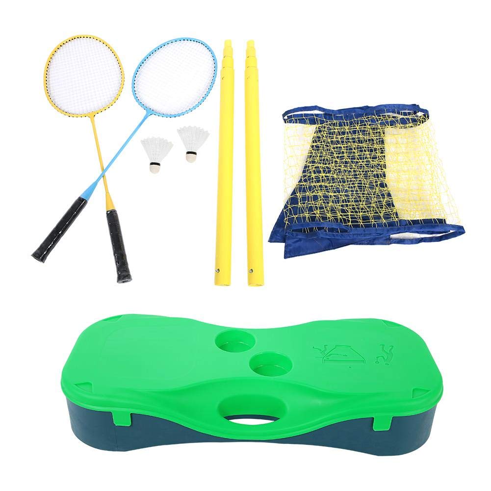 Keenso Portable Badminton Net Set - Foldable & Adjustable Badminton Court Net for Outdoor/Indoor Play - Perfect for Backyard, Beach, Park & Gym Tennis Practice