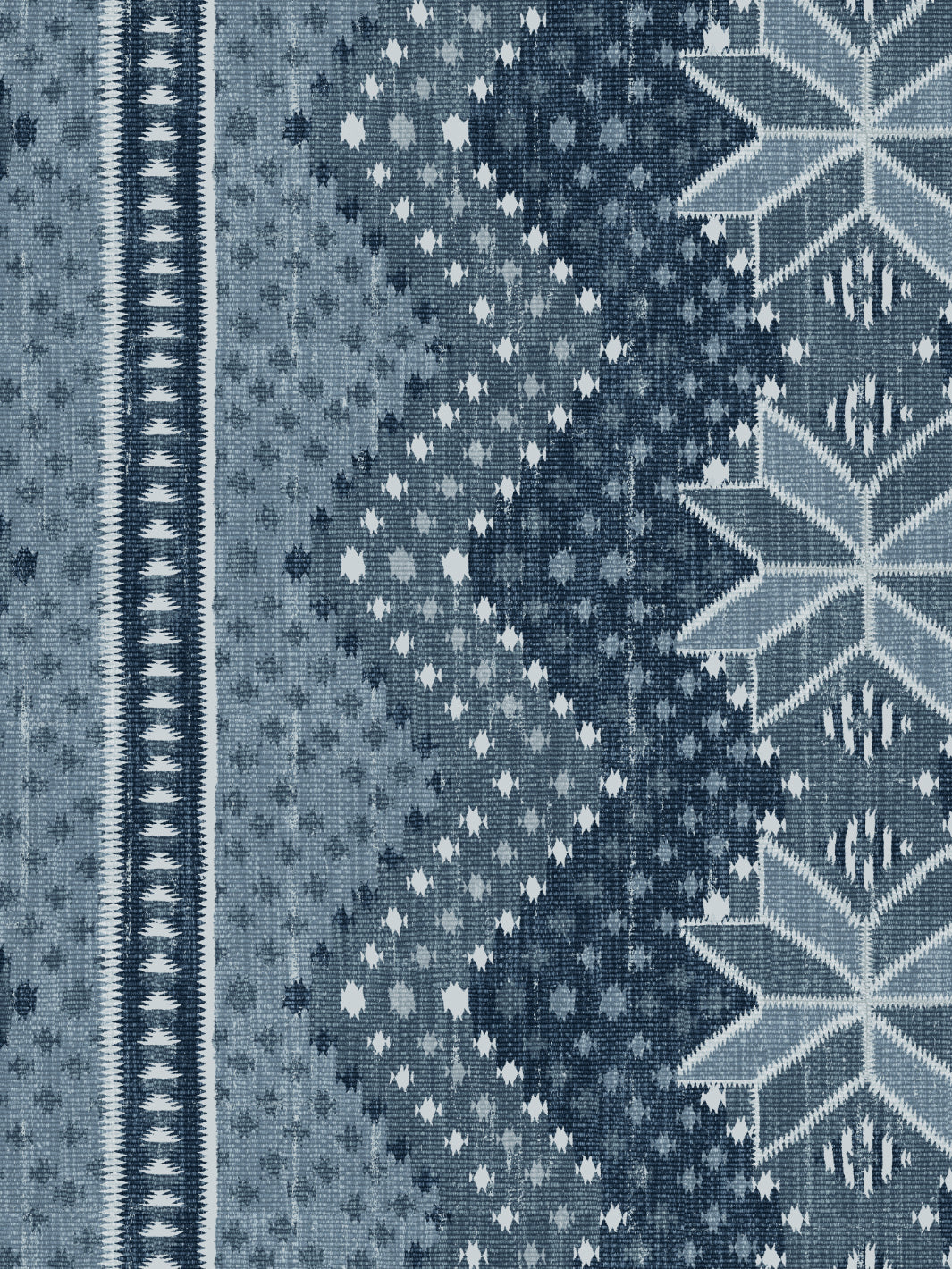 Nathan Turner Northstar Blanket Blue Wallpaper - Perfect for Coastal, Farmhouse & Bedroom Decor