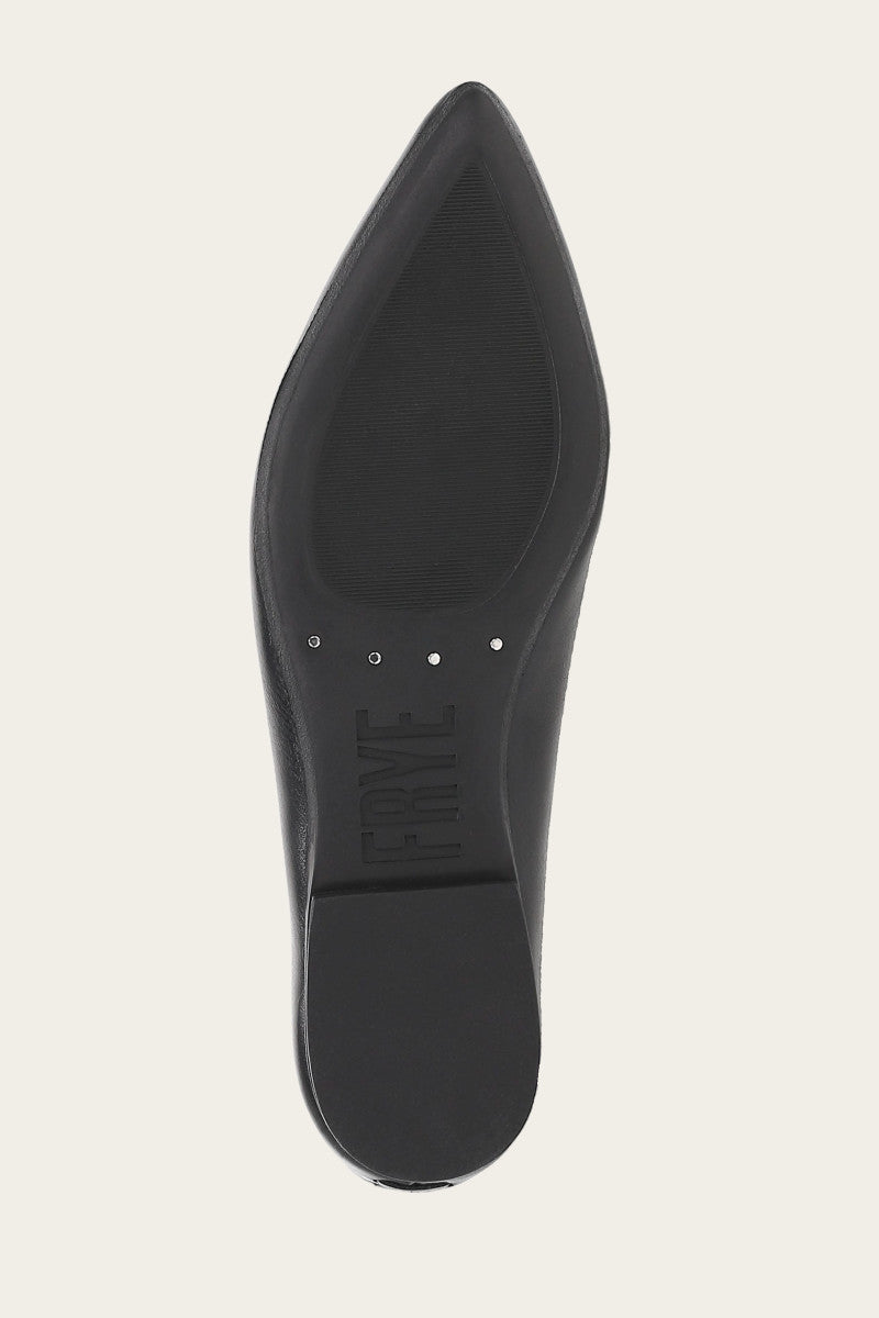 Heather Ballet Black Flats - Comfortable Women's Ballet Shoes for Dance, Work & Casual Wear