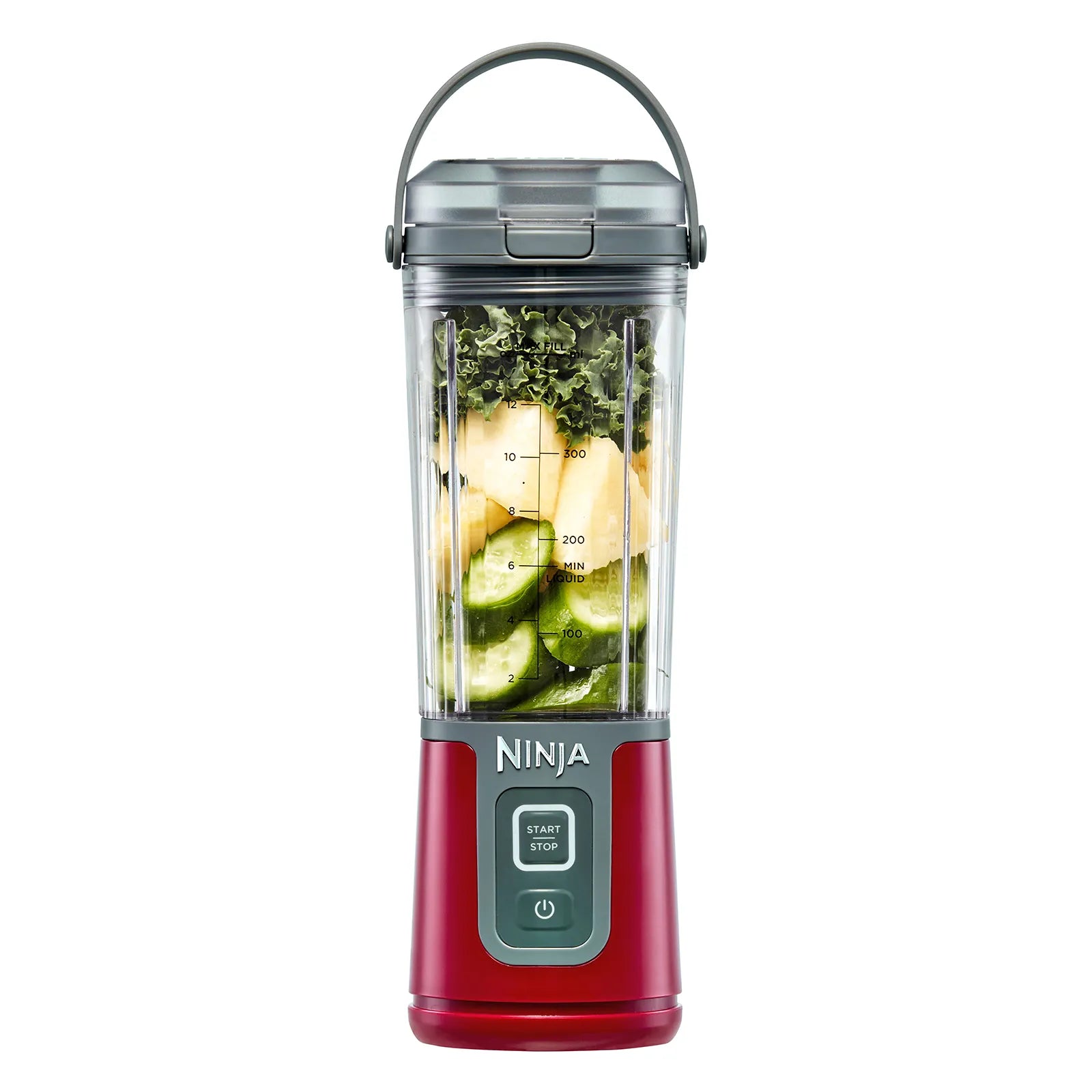 Ninja Blast Portable Blender - 500W Powerful Personal Smoothie Maker for Shakes, Juices & Protein Drinks - USB Rechargeable Mini Blender for Travel, Gym, Office & Home Use