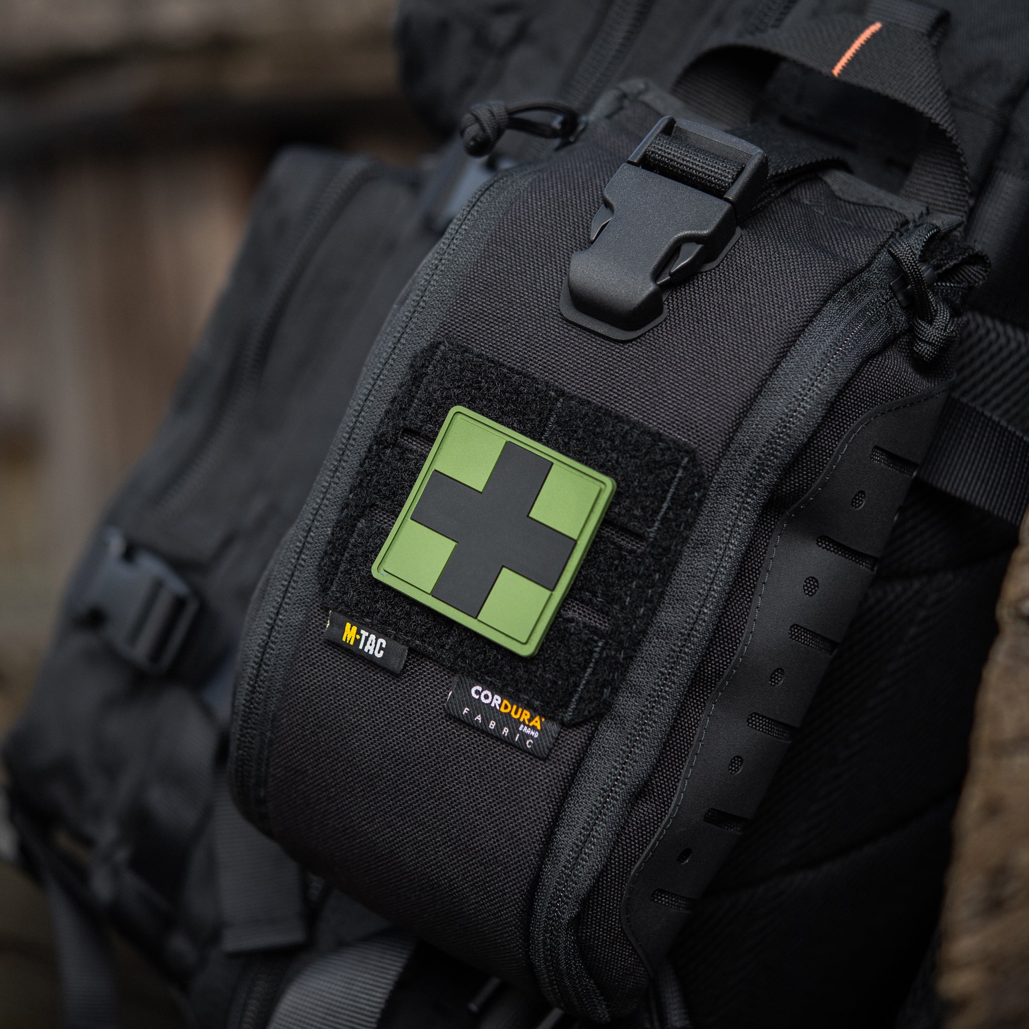 Tactical Medic Cross PVC Patch - Durable Hook and Loop Morale Patch for Military, EMS, First Responders - Perfect for Vests, Backpacks, and Gear Customization