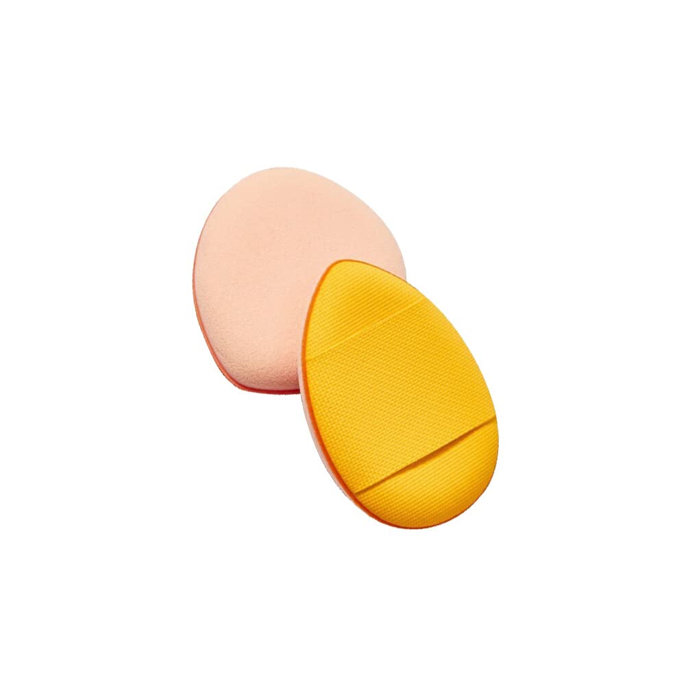 Professional Makeup Sponge & Powder Puff - Universal Concealer Blender for Foundation, Contouring & Setting Powder | Ideal for Home, Travel & Professional Use | Soft & Durable Yellow Cosmetic Sponge