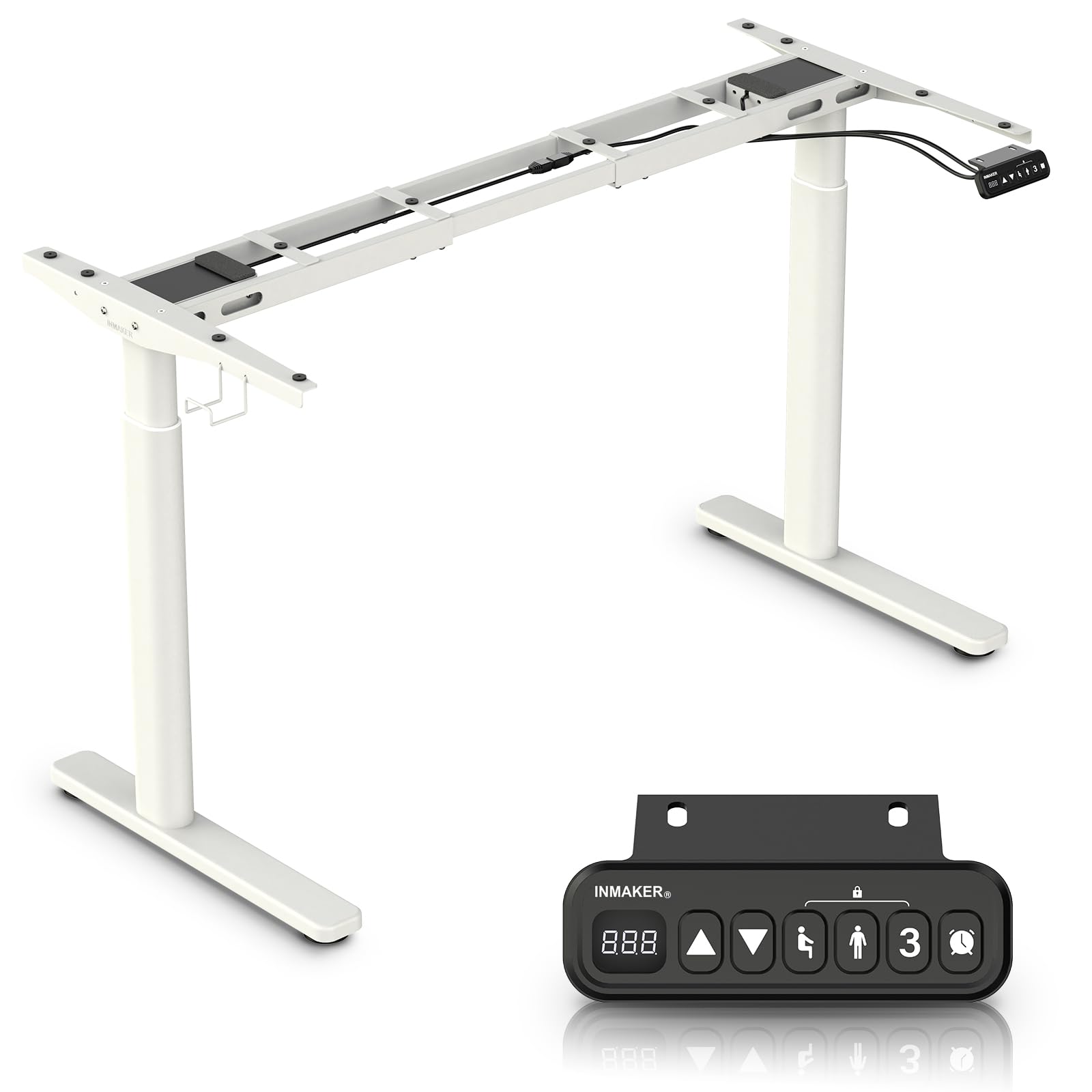 INMAKER Electric Standing Desk Frame - Adjustable Height 25