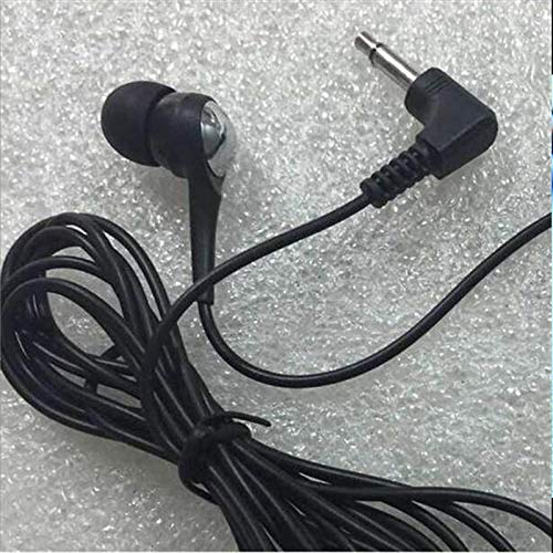 200 Pack Single Ear Earphone Mono Earbud Bulk Disposable Headphones - Compatible with iPhone, Android, MP3 Player - Perfect for Call Centers, Gyms, and Workouts