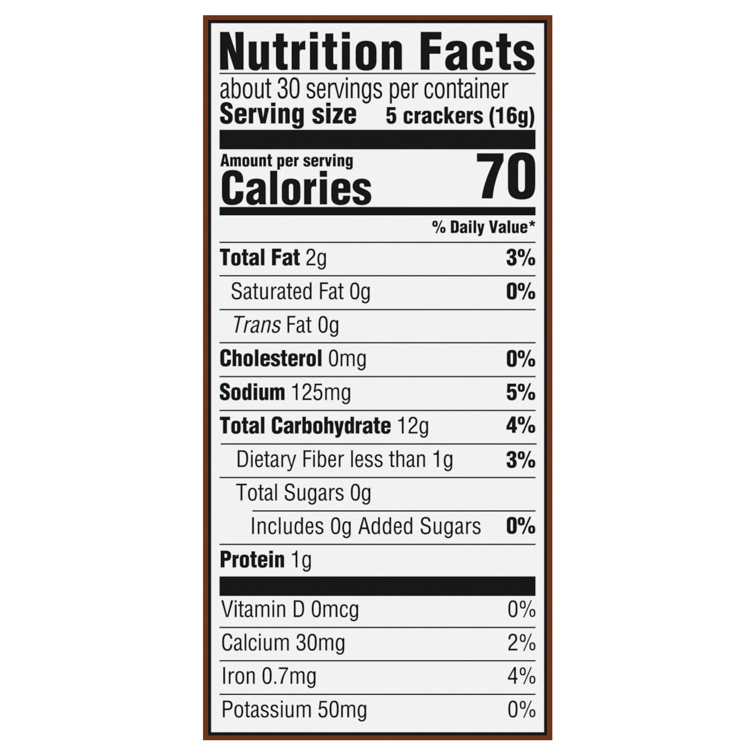 Premium Whole Grain Wheat Saltine Crackers - 1.06 lb Box, Healthy Lunch Snacks & On-The-Go Treats for Office, School, or Road Trips
