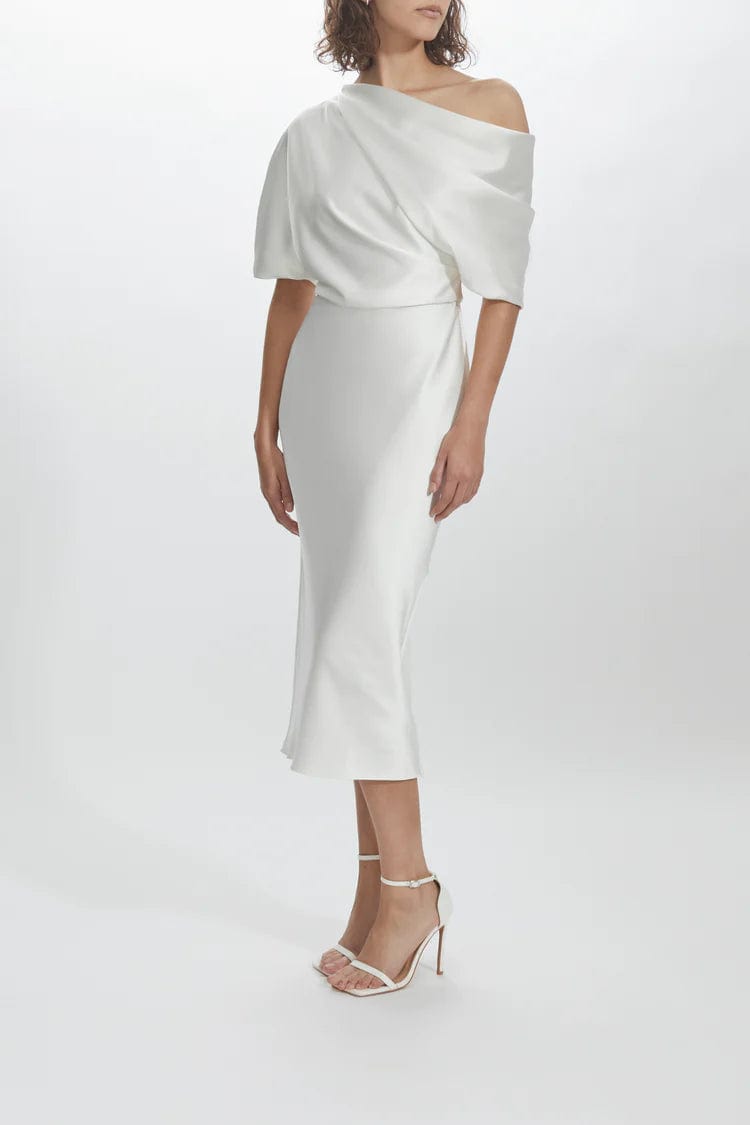 Amsale LW204 Women's Wedding Dress Size 4 - Elegant Bridal Gown for Church Ceremony & Reception