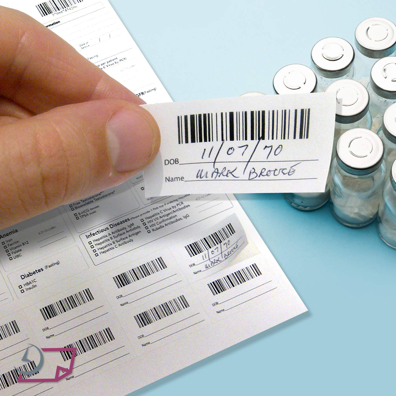 Integrated Labels 8 per Sheet - 2