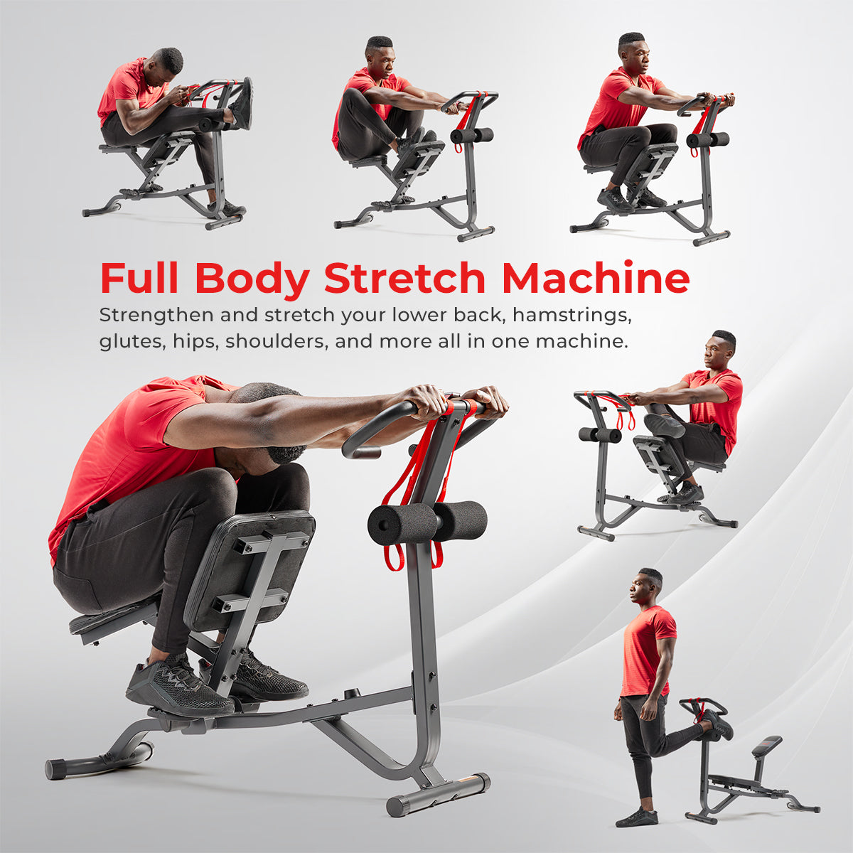 Sunny Strength™ Stretch Training Machine - Portable Home Gym Equipment for Full Body Workout | Perfect for Yoga, Pilates, Physical Therapy & Fitness Training at Home or Gym