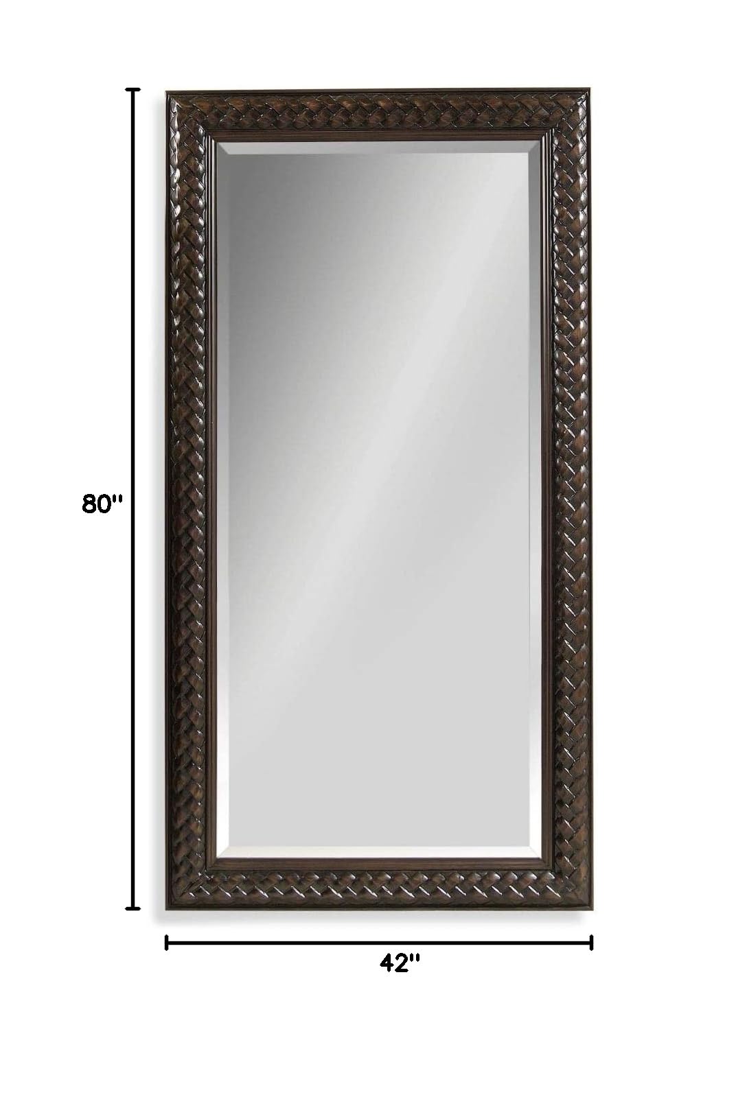 Bassett Mirror Company M2923BEC Newcombe Leaner Mirror 42