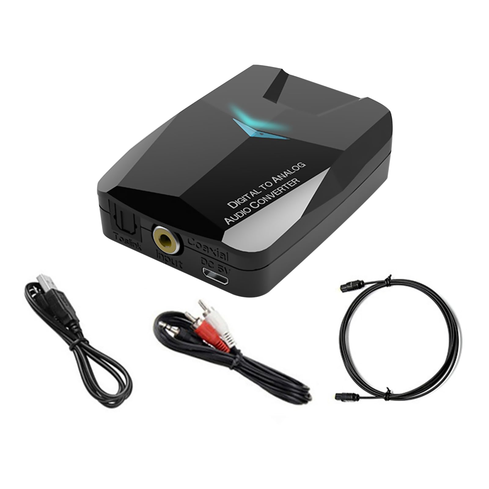 MOUDOAUER Bluetooth 5.0 Audio Transmitter & Receiver - Wireless Optical Adapter for Home Speakers, Wired Speakers & Music Streaming Systems | Perfect for Home Theater, Gaming & Multi-Room Audio Setup