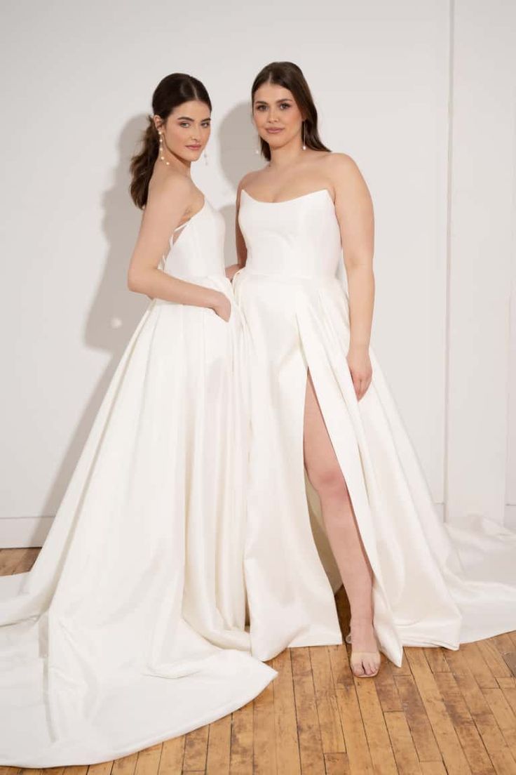 Jenny Yoo Mollie Gown - Elegant Wedding Dress for Brides | Perfect for Beach, Garden & Church Ceremonies