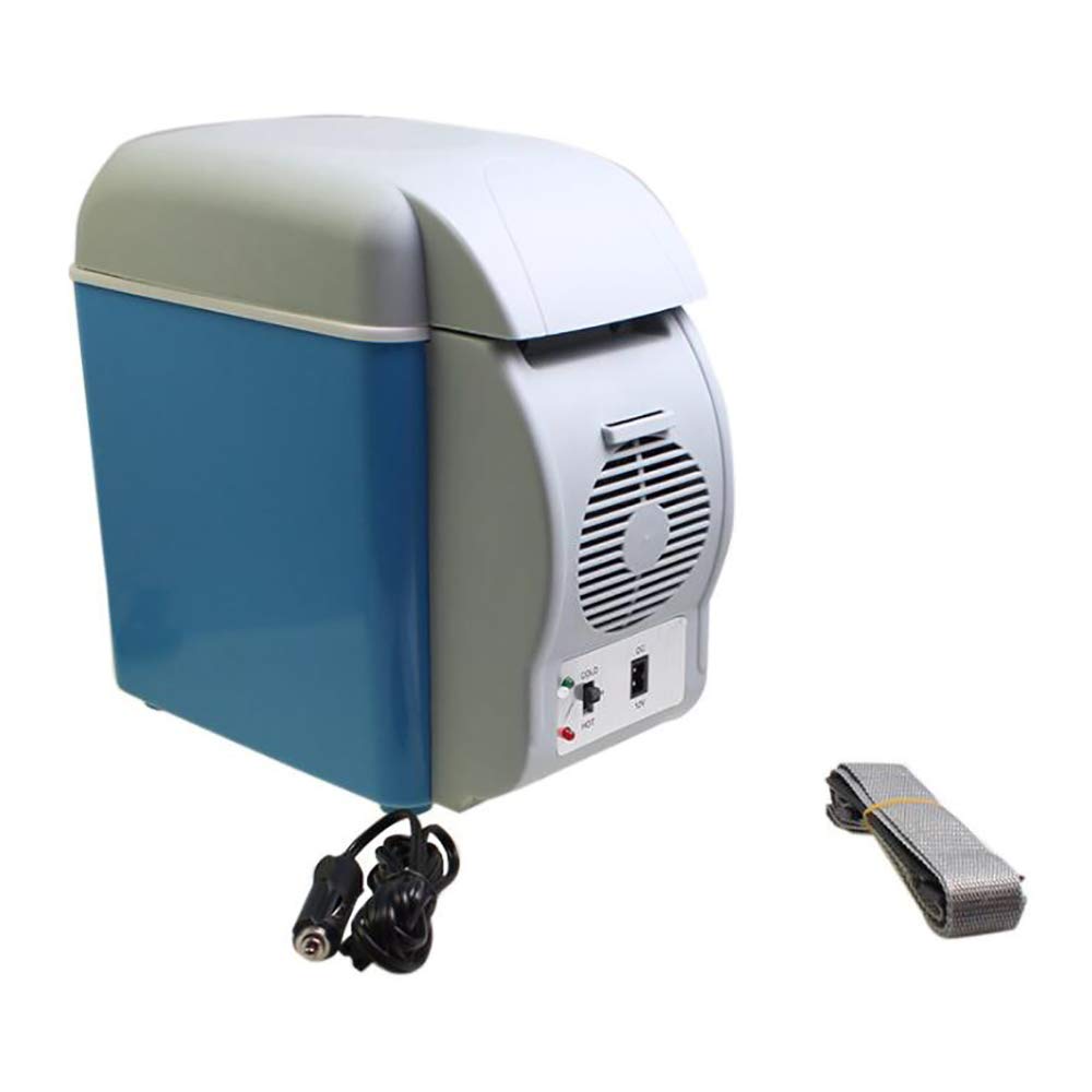 7.5L Portable Mini Fridge - 12V DC Car Refrigerator with Cooling & Warming Functions for Camping, Road Trips, Fishing & Outdoor Adventures | Compact Freezer for Food, Drinks & Medication Storage